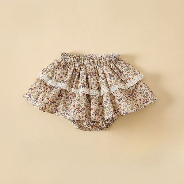 Baby & Toddler Floral Lace Bloomer Skirt for Girls