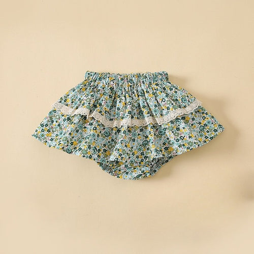 Baby & Toddler Floral Lace Bloomer Skirt for Girls