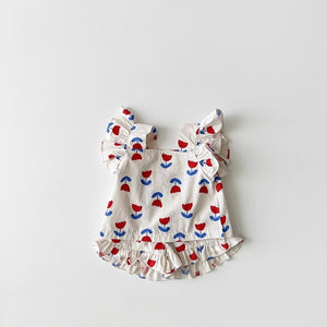 Baby & Toddler Tulip Print Ruffle Set