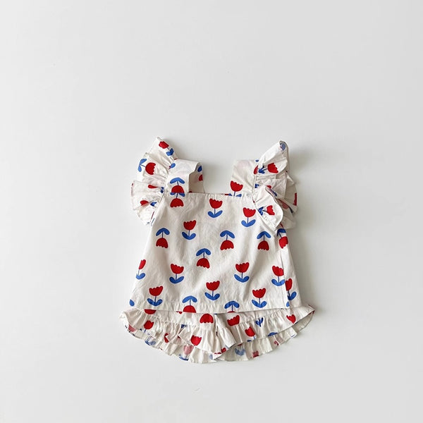 Baby & Toddler Tulip Print Ruffle Set