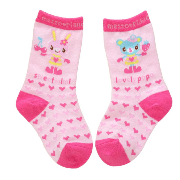 Sweet Bunny Friends Character Socks for Baby, Toddler & Kids Girl