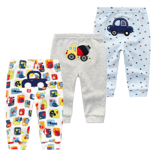 "Jordan" Baby Cotton Sweatpants 3-Pack