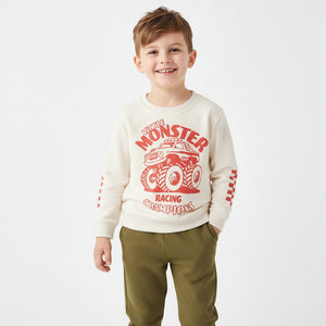 Boy's Little Monster Racing Two-Piece Outfit (3T–8T) - Toddlers & Kids