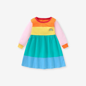 Toddlers & Kids Colorful Rainbow Dress