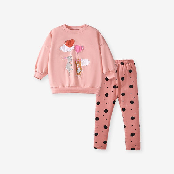 Toddlers & Kids Balloon Sweatshirt Outfit