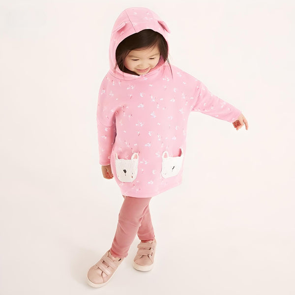 Toddlers & Kids Twinkle Bunny Hooded Dress