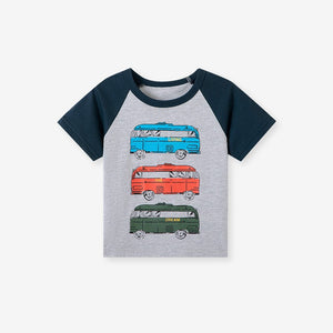 Toddlers & Kids Vehicle Raglan T-Shirt