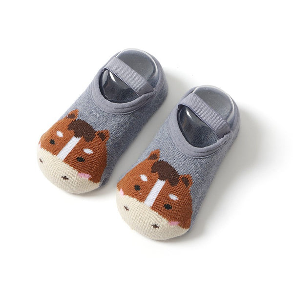 Adorable Animal Face Non-Slip Baby & Toddler Sock Shoes