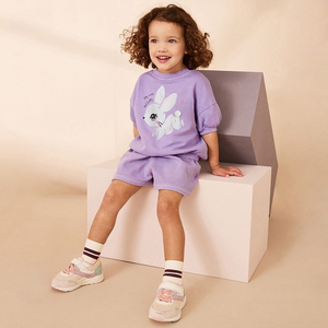 Toddler & Kids Lavender Bunny Summer Set