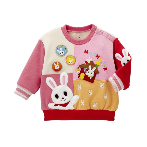 Baby, Toddler & Kids Rabbit Patchwork Sweatshirt or Pants for Boys and Girls