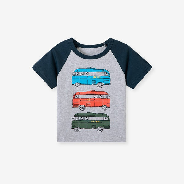Toddlers & Kids Vehicle Raglan T-Shirt