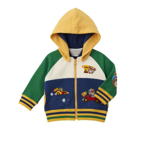 Boys & Girls Adorable Character Hooded Zip-Up Jackets - 2 Years to 7 Years - Yarafly
