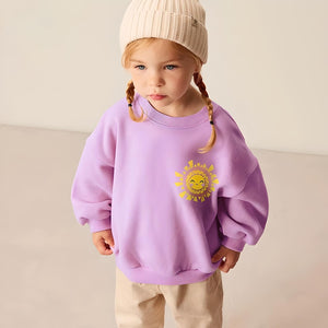 Toddlers & Kids "Naturally Summer" Sweatshirt for Girls