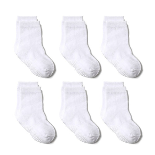 "Morgan" Anti-Slip Baby, Toddler & Children's Socks -6-Pack