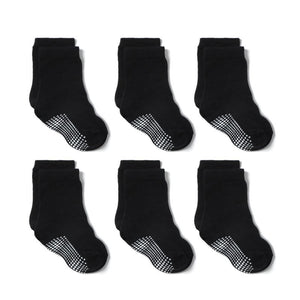 "Morgan" Anti-Slip Baby, Toddler & Children's Socks -6-Pack