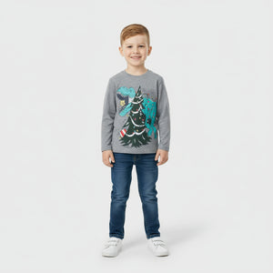 Christmas Sweatshirt for Toddler and Kids Boys - Long Sleeve Pullover
