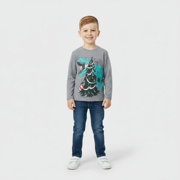 Christmas Sweatshirt for Toddler and Kids Boys - Long Sleeve Pullover