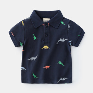 Toddler & Kids Dinosaur Polo Shirts for Boys
