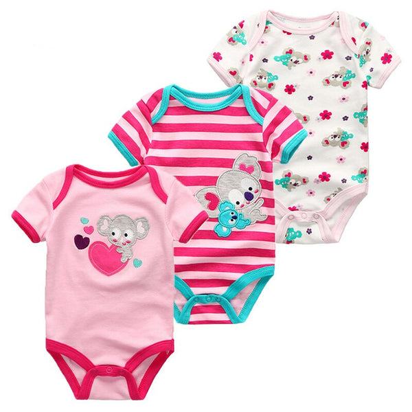"Arabella" Baby Bodysuit 3-Pack Set