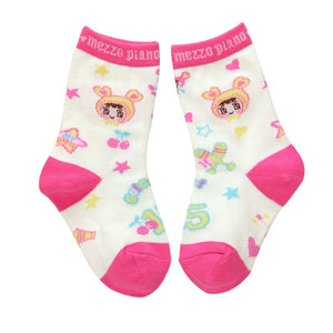 Sweet Bunny Friends Character Socks for Baby, Toddler & Kids Girl