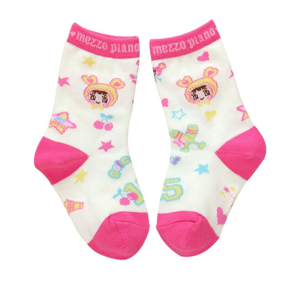 Sweet Bunny Friends Character Socks for Baby, Toddler & Kids Girl