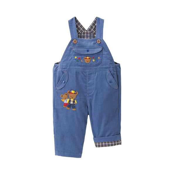 Baby, Toddler & Kids Bear Corduroy Overalls - Adorable Baby Dungarees for Boys