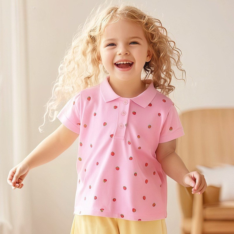 Toddlers & Kids Fruity & Starry Polo Set