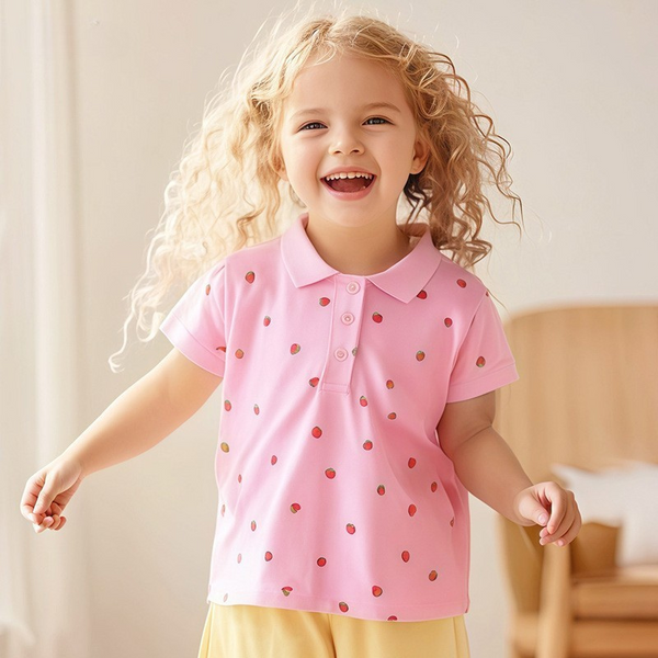 Toddlers & Kids Fruity & Starry Polo Set