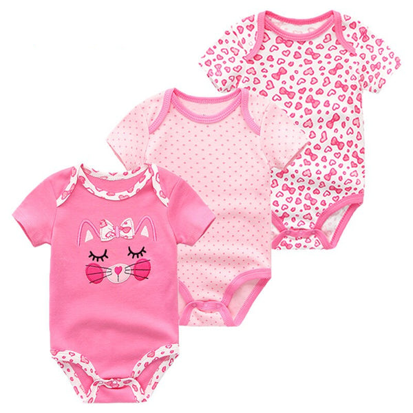 "Arabella" Baby Bodysuit 3-Pack Set