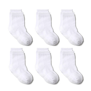 "Morgan" Anti-Slip Baby, Toddler & Children's Socks -6-Pack