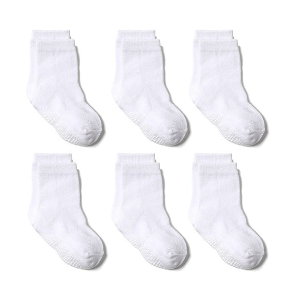 "Morgan" Anti-Slip Baby, Toddler & Children's Socks -6-Pack