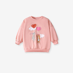 Toddlers & Kids Balloon Sweatshirt Outfit
