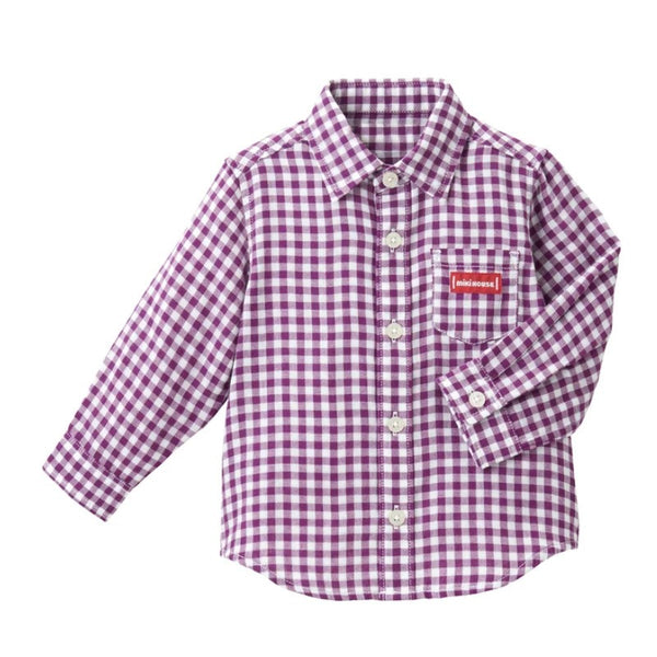 Baby, Toddler & Kids Classic Checkered Gingham Dress Shirt for Boys