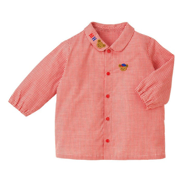 Baby, Toddler & Kids Charming Teddy Bear Gingham Shirts for Boys