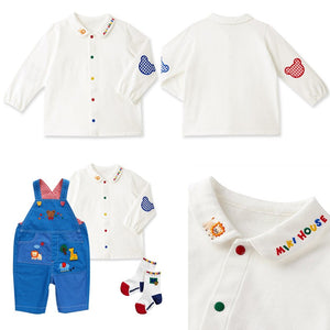 Baby, Toddler & Kids Boy Cheerful Polo Button Bear Shirt