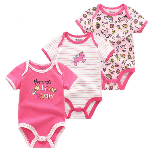 "Arabella" Baby Bodysuit 3-Pack Set