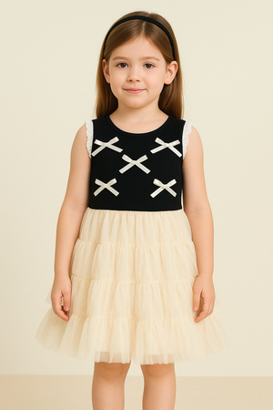 Elegant Swan Princess Tulle Party Dress