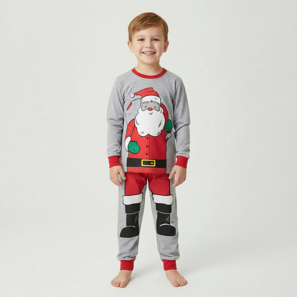 Toddler & Kids Santa Claus Christmas Pajama Set (3T–8T)