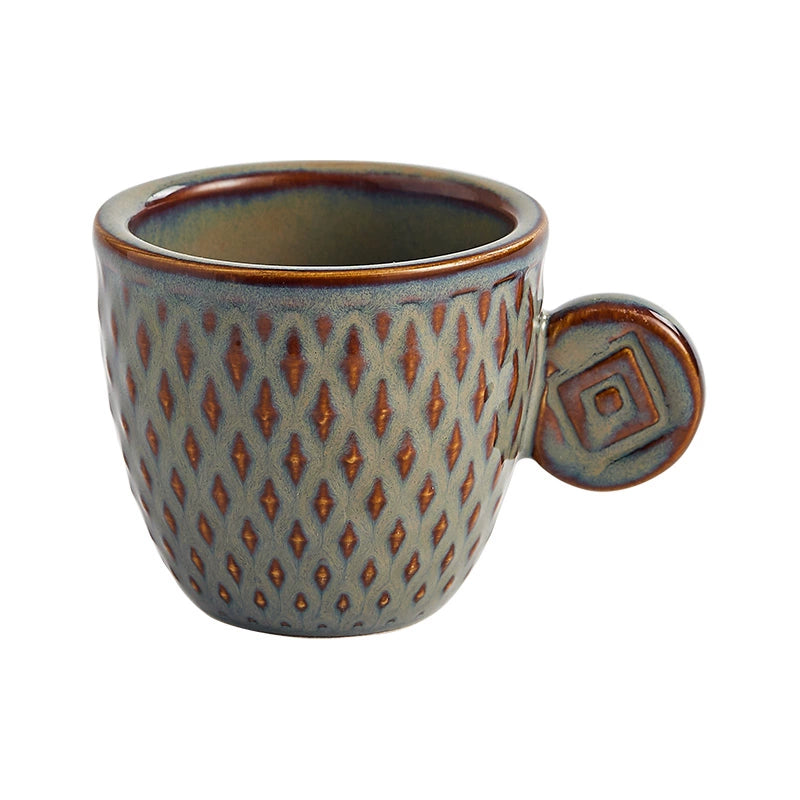 Marble Pattern Porcelain Espresso Cup - Yarafly 