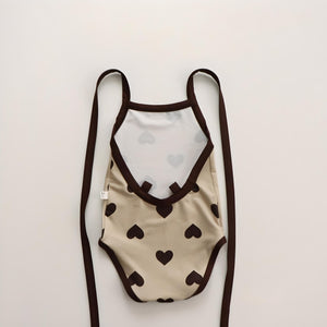 Baby & Toddler Heart Print Swimsuit for Girls