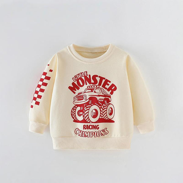 Toddler & Kids Little Monster Truck Sweatshirt - Yarafly