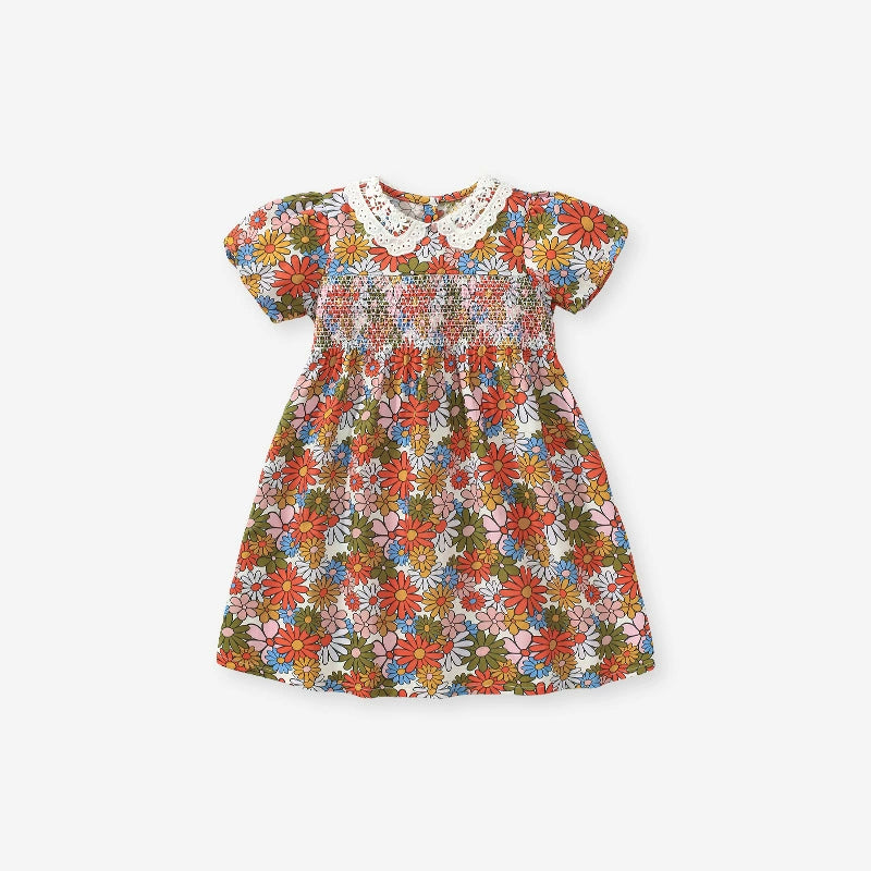 Toddlers & Kids Vintage Style Floral Dress