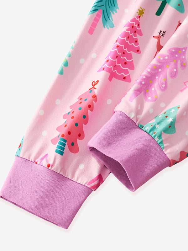 Christmas Pajama Set for Toddler and Kids Girls - Long Sleeve Top and Pants