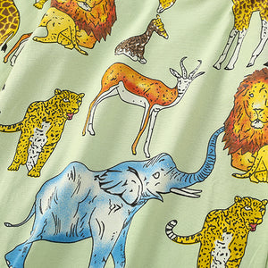 Toddler & Kids Safari Animal Pajama Set - Yarafly