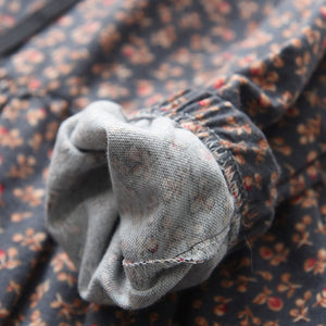 Vintage Floral Prairie Dress for Girls