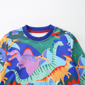 Toddler & Boys Dinosaur Sweatshirt (2T–7T)