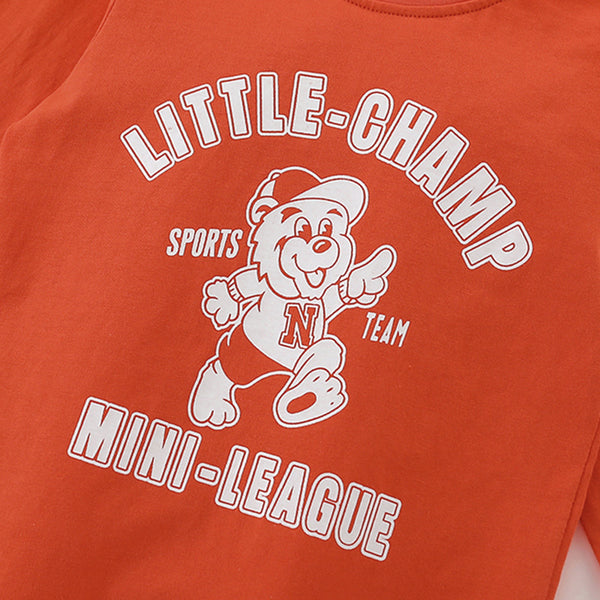 Toddler & Kids Red Little Champ Sports Set – 2 Piece Outfit - Yarafly