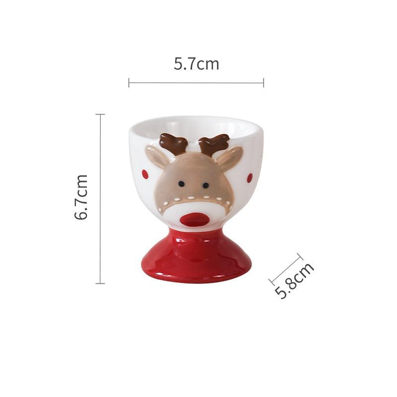 Christmas Ceramic Collection: Santa & Reindeer Holiday Tableware - Yarafly 