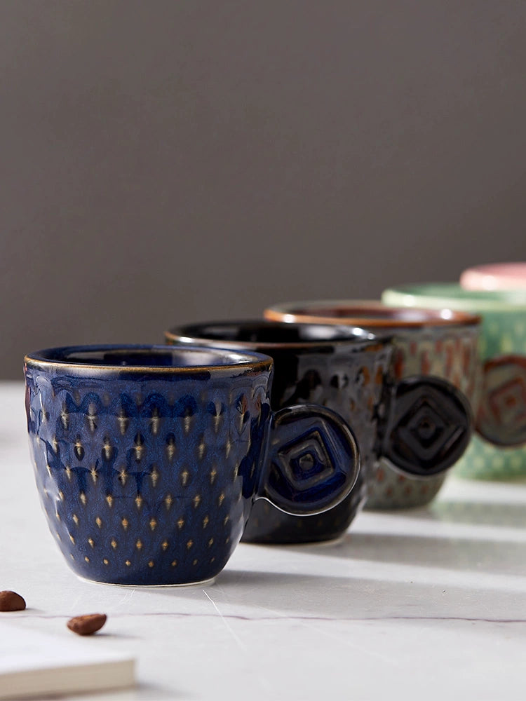 Marble Pattern Porcelain Espresso Cup - Yarafly 