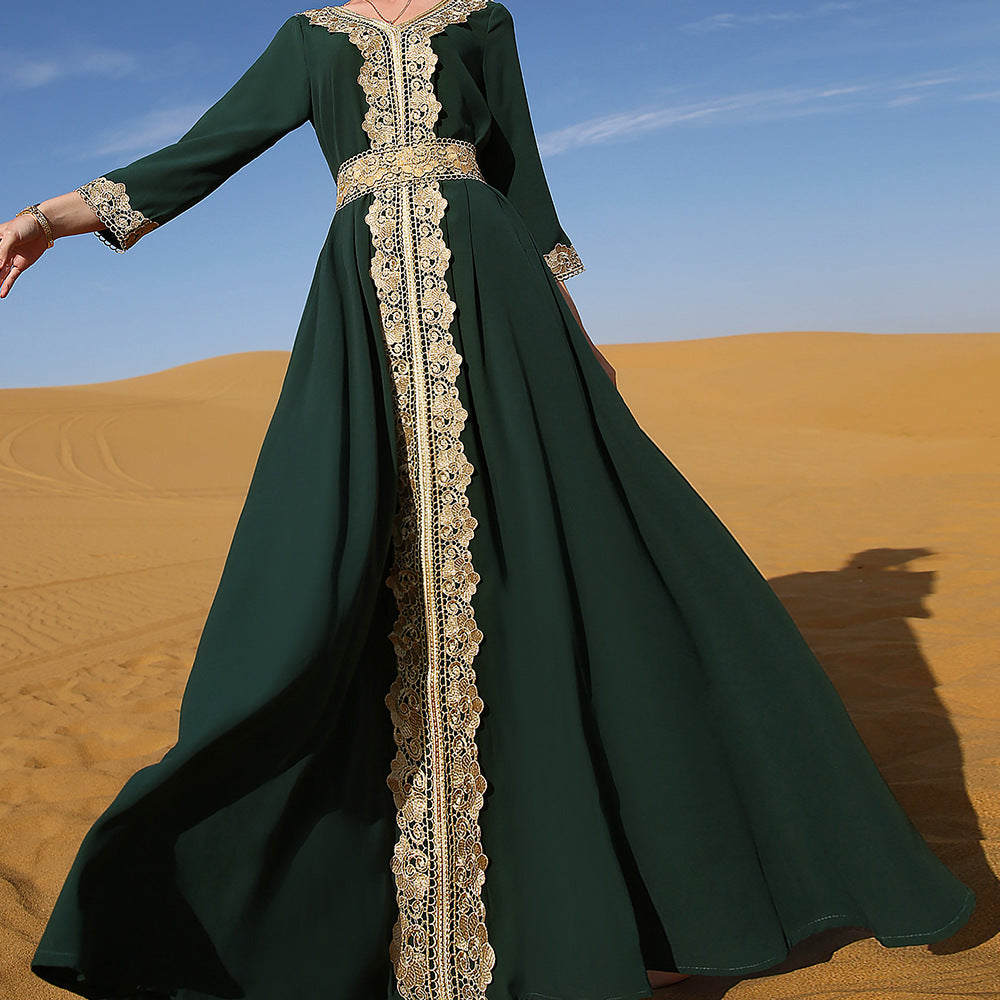 Jasmine Kaftan Jalabiya Dress - Yarafly 